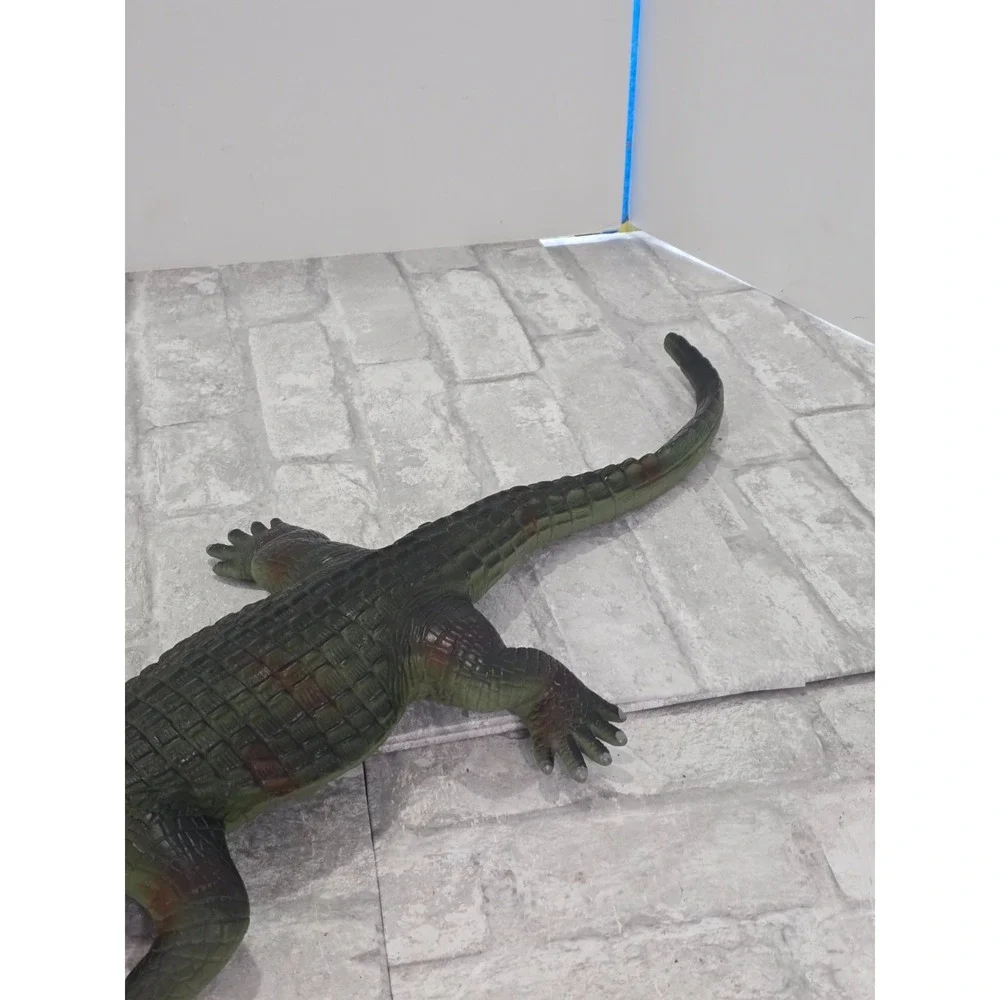 Jumbo Crocodile Alligator Figure 24 Inch Realistic Reptile Animal Toy Decor